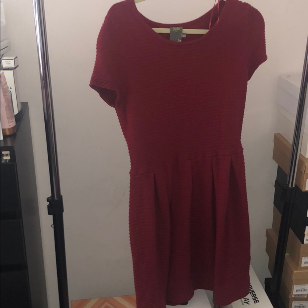 Red Taylor Mini knit dress